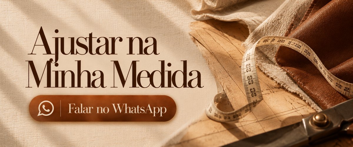 Ajustar na minha medida. Falar no WhatsApp.